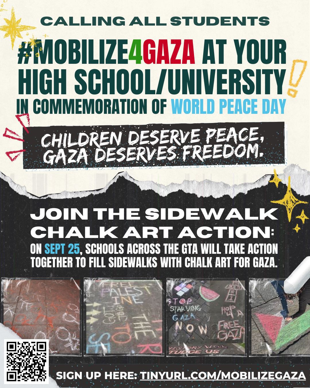 Chalk Art Action poster