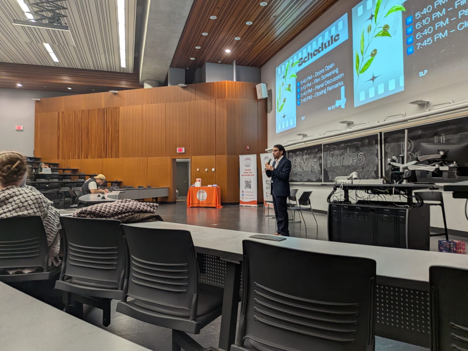Panel discussion during the UTM screening recap